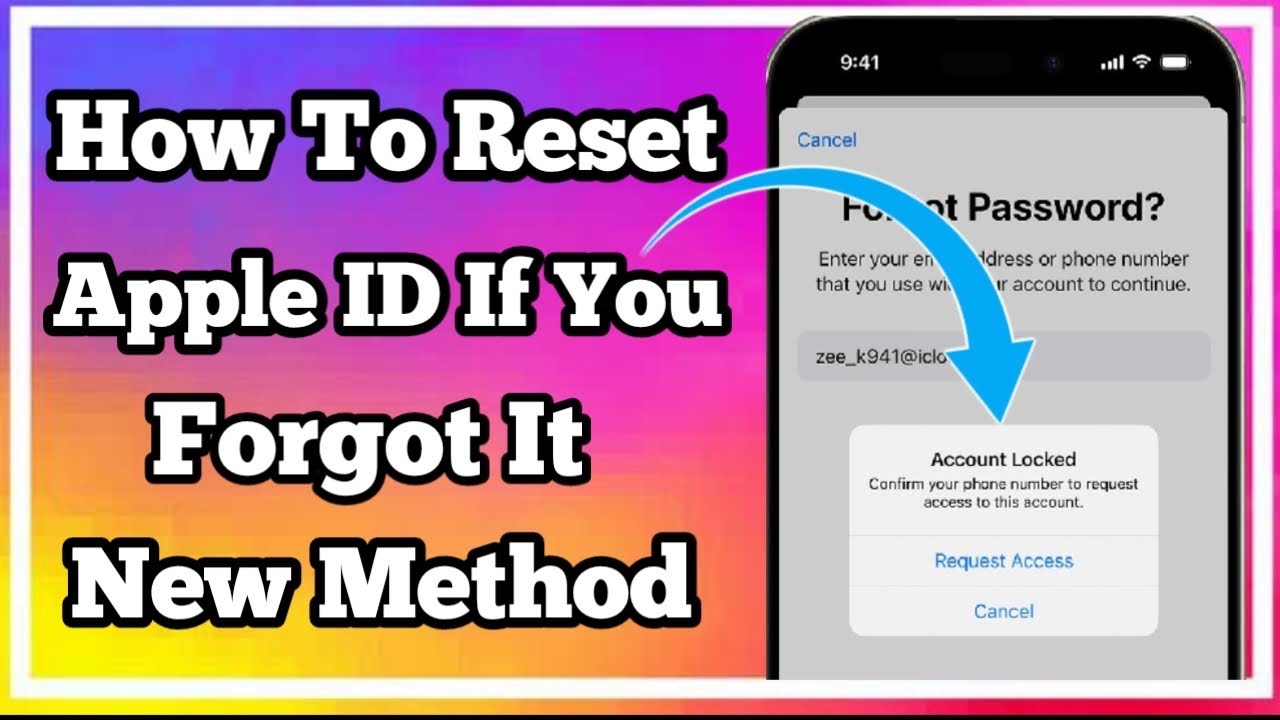 How To Reset Apple ID Password If You Forgot It - YouTube