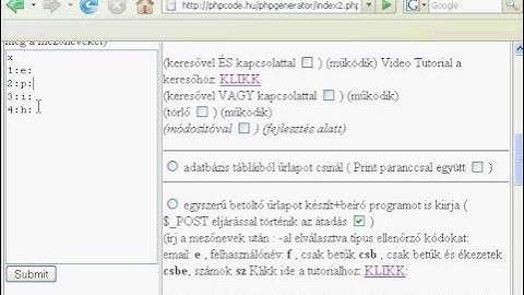 Switch Case tutorial with phpcode.hu generator #1
