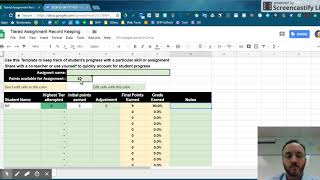 Tech Tip Tuesday #23 Tiered Assignment Record