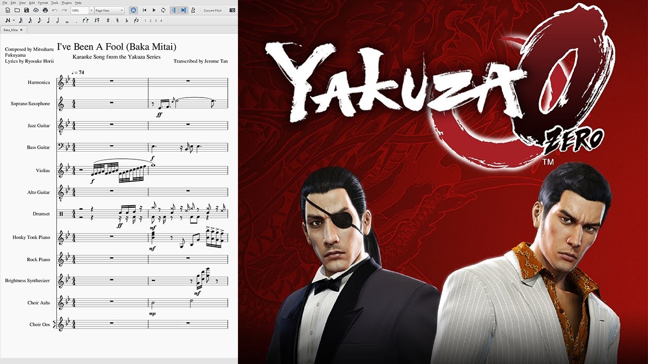 Free Baka Mitai by Yakuza OST sheet music