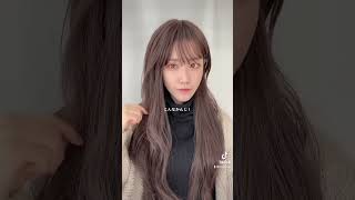 【　ウィッグレビュー　】人気ウィッグフラッシーリサロングをかぶってみました　#shorts