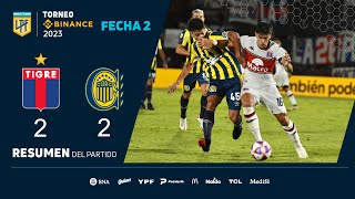 #TorneoBinance | Fecha 2 | resumen de Tigre - Rosario Central