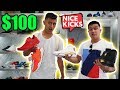 $100 BUY ANY SNEAKER YOU WANT CHALLENGE!!