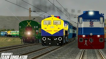 Karmali - Mumbai CST Tejas Express MSTS Open Rails Journey Part 1