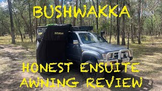 HONEST REVIEW || BUSHWAKKA SHOWER ENSUITE AWNING