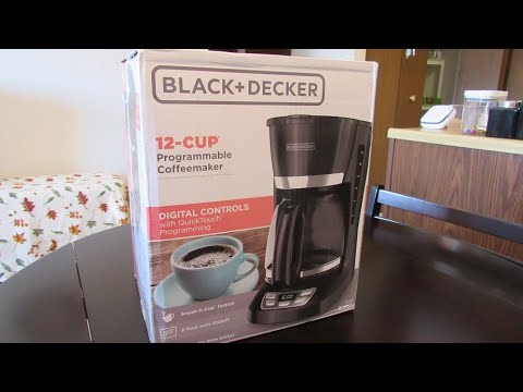 Black+decker CM1060B 12-Cup QuickTouch Programmable Coffeemaker, Black