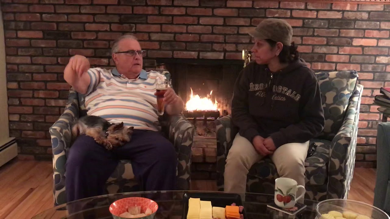 Eddie and Rocco chat memories with Sargent Amato of Paws Of War