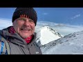 Восхождение на пик Черского хребет Хамар-Дабан Бурятия в феврале 2022