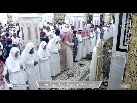 بسلام آمنين | صلاة المغرب للشيخ عبدالباري الثبيتي 19 جمادى الأولى 1448هـ