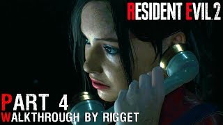 Resident Evil 2 Remake Claire (2) Прохождение Часть 4 