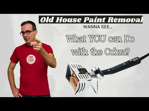Old House Paint Removal Video - Methods, Tools, and Examples