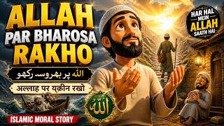 Allah Par Bharosa Rakho 🌙 | Islamic Moral Story | Allah Par Yaqeen Ki Taaqat