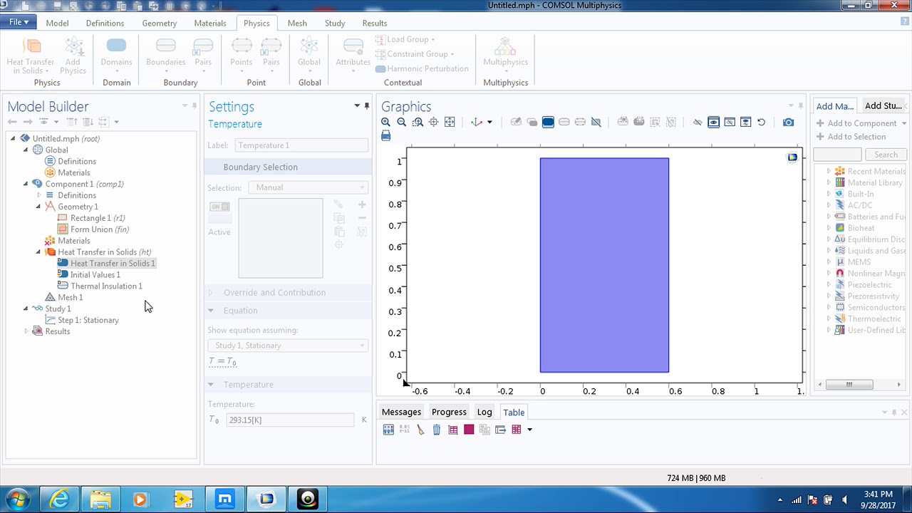 HEAT TRANSFER THROUGH SOLIDS WITH CONVECTIVE COOLING
