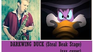 Video thumbnail of "Darkwing Duck (NES) - Steal Beak Stage ( cover by Amigoiga sax )"