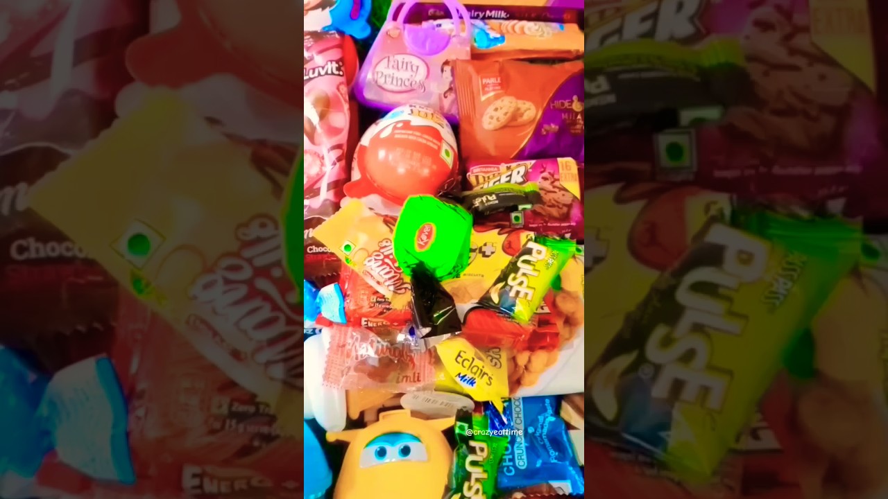 mix colorsful candy 🍬 mix rainbow candy 🍡 lots of chocolate