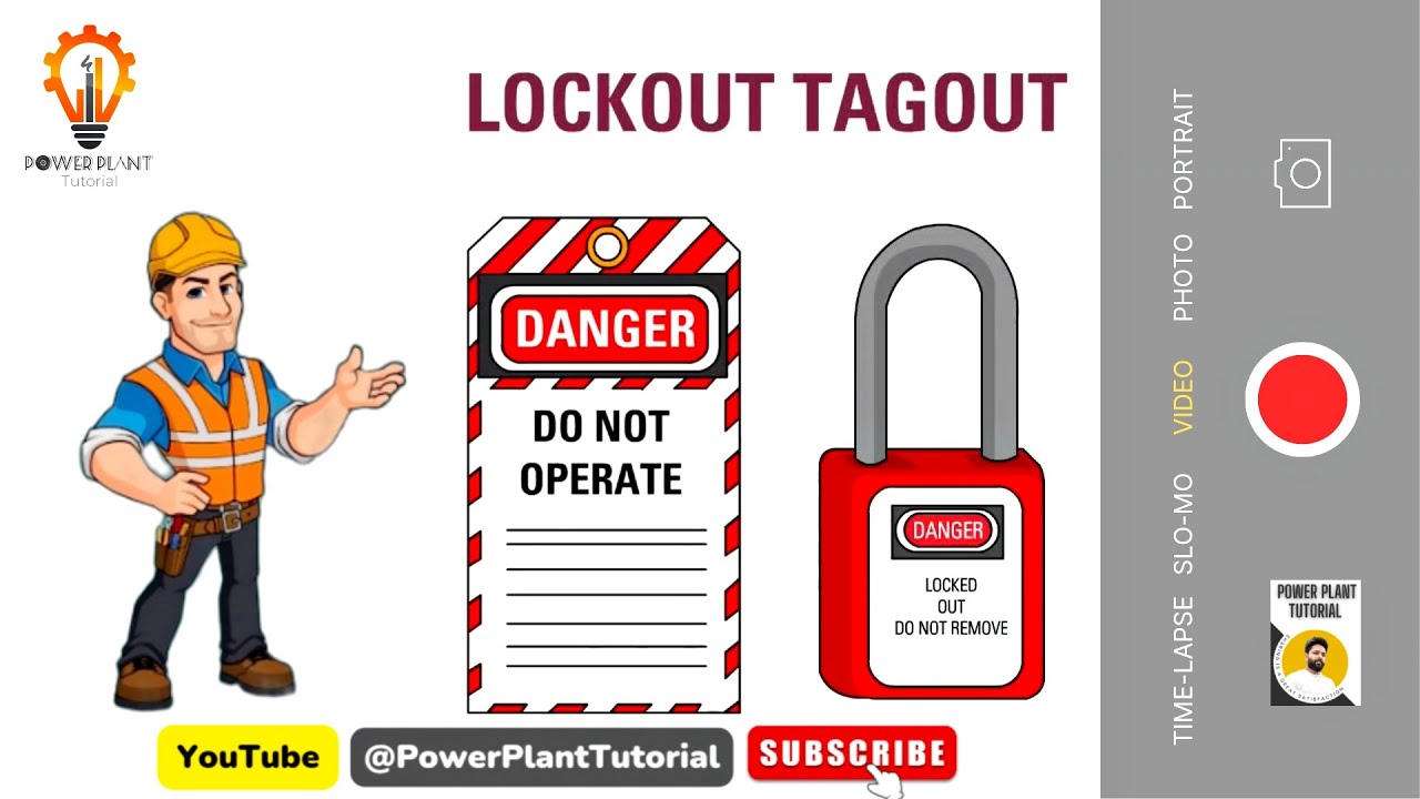 LockOut TagOut | Loto | Industrial Safety | #viral #trending - YouTube