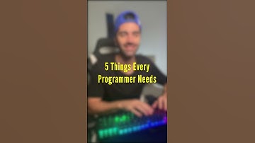 5 Things EVERY Programmer Needs (Pt 2) #Shorts