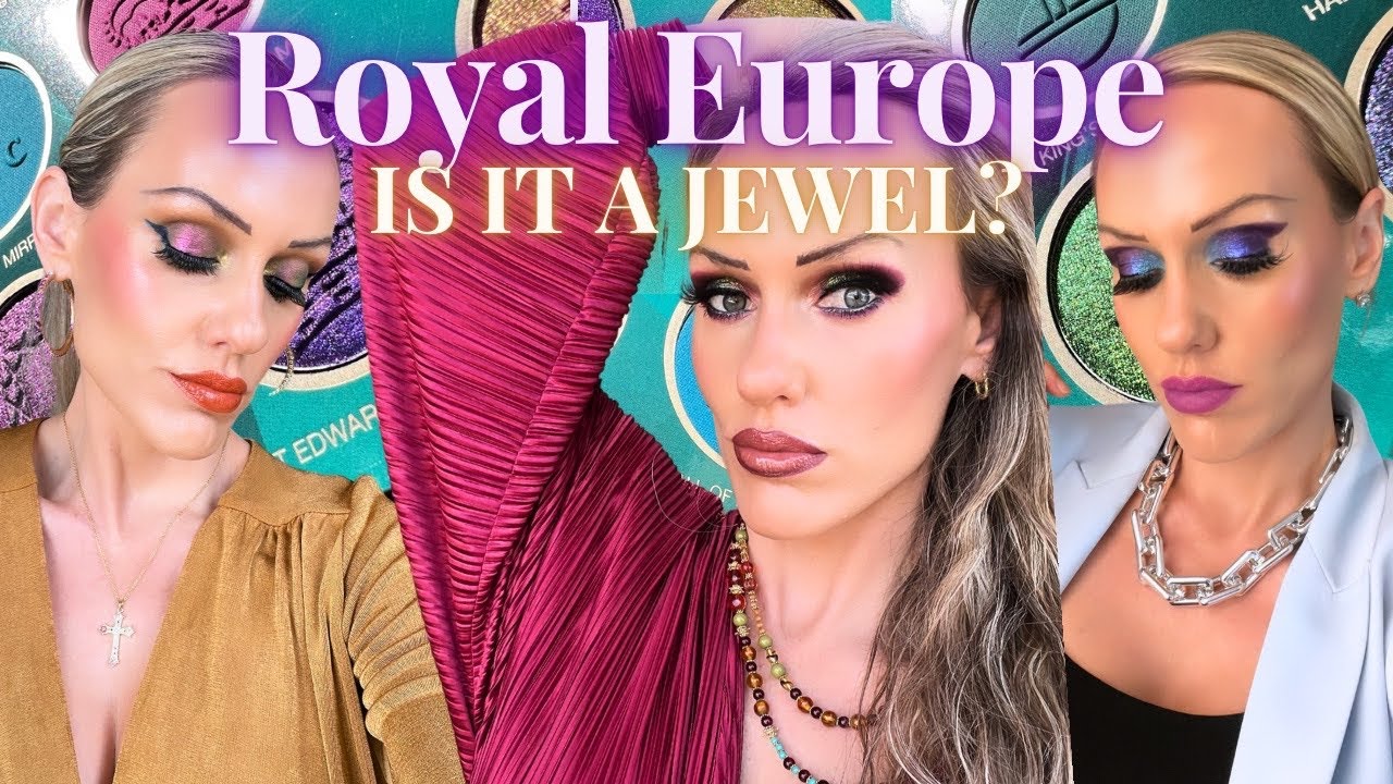 NEW 👑 Nomad Cosmetics Royal Europe Palette 👑 3 Looks, Swatches, & Review 👑 We have multichromes!