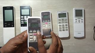 Hitachi AC remote Demo #hitachi #voltas