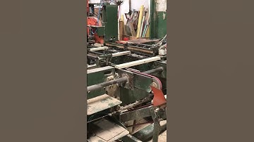 KOCH Drilling and Dowel Insertion Machine. This machine installs the dowel pins flawlessly.