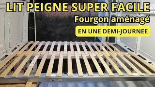 UN LIT PEIGNE facile en une DEMI JOURNEE grâce aux éléments IKEA  L2H2  #vanlife