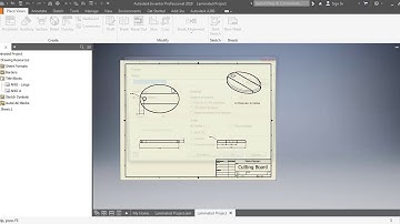 Inventor Laminated Project   Printing a Working Drawing