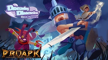 Dreaming Dimension: Deck Heroes Android Gameplay (Offline Strategy- Roguelike RPG)