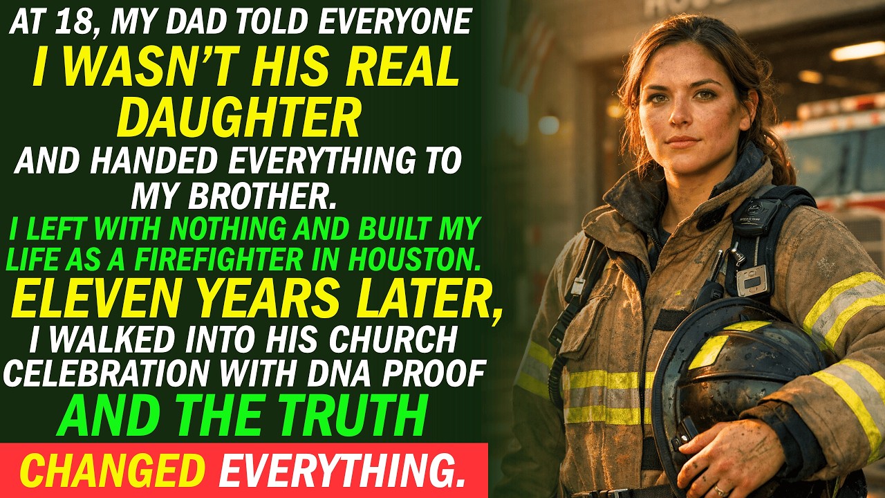 My Dad Said I Wasn’t Family and Gave Everything to My Brother — I’m Now a Firefighter in Houston