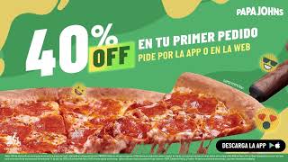 40% De Descuento En Papa Johns Ordena En Línea Y App