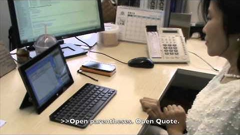 AT at work - Job accomodation for Ms Chia Yong Yong