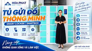Tủ Gửi Đồ Thông Minh Hòa Phát | Smart Locker – SmartBox Hiện Đại