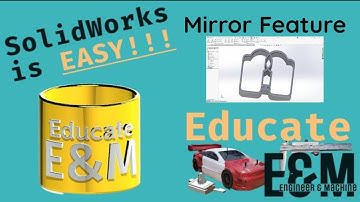 Mastering the Mirror Feature in SolidWorks: Design Tips & Tricks