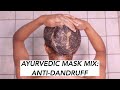 DIY Ayurvedic Mask Mix to Get Rid of Dandruff &amp; Itchy Scalp ft. Henna Sooq | Triniti Alysse