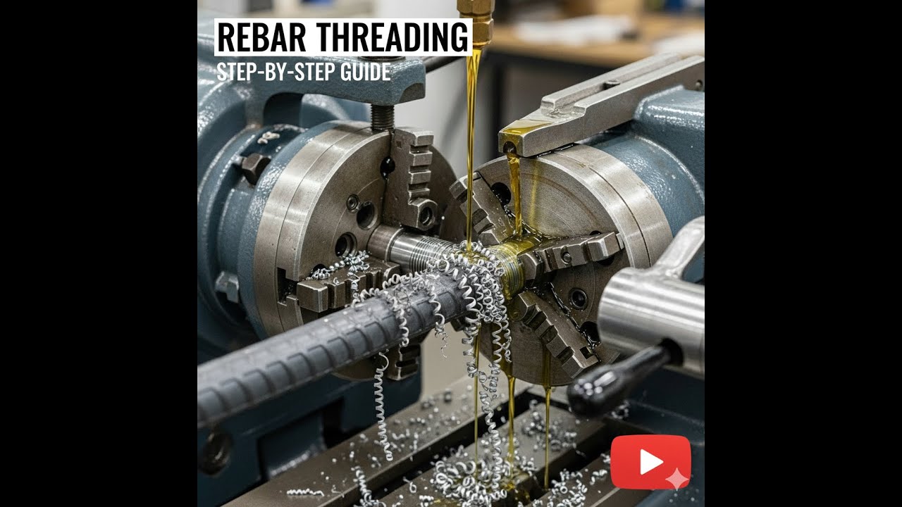 How to Thread Rebars ? | Rebar Splicing Method for Construction | Rebar ...