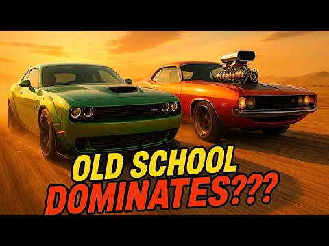 New vs Old School Drag Racing
