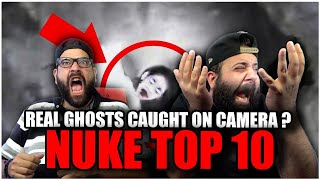 Are Real Ghosts Caught On Camera? Top 10 Scary Videos *REACTION!!
