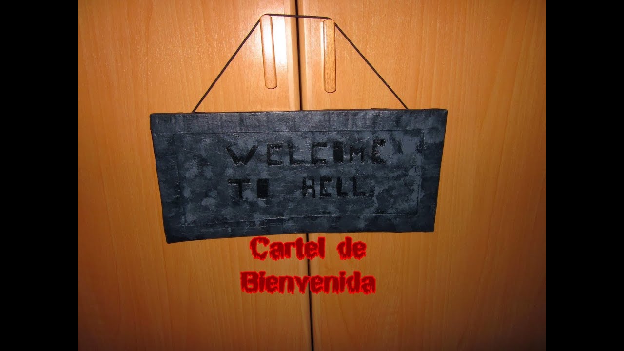 Welcome To Hell Sign Welcome To Hell Sign