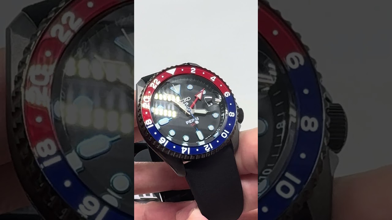 Seiko 5 Sports SKX Series GMT PEPSI® Limited Edition 