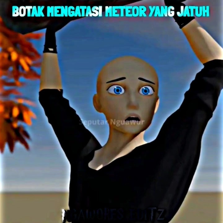 Si botak mengatasi meteor yang jatuh😱😱