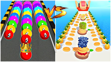 MAX LEVELS PANCAKES RUN vs 2048 Ball 🍀💕: All Levels Gameplay Walkthrough Android, iOS NEW UPDATE
