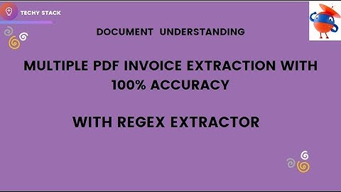 Document Understanding with Regex Extractor | uipath| 2024