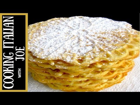 How to Make Italian Waffles Pizzelle Cooking Italian with Joe