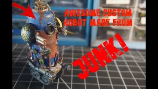 How to make an awesome robot using only JUNK!