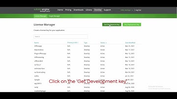 How to generate the Vuforia key for Offline Surface Tracking