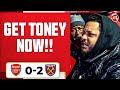 GET TONEY NOW!! (Troopz Rant) | Arsenal 0-2 West Ham image