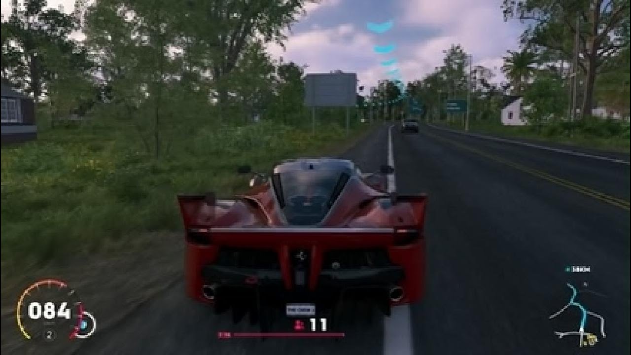 Corrida no gelo com aventador The Crew 2