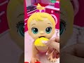 Satisfying With Unboxing Doll Eating Set Toys, ASMR Video #shorts