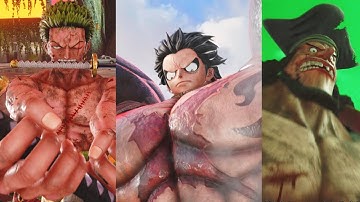 Jump Force - All One Piece Characters Combos, Supers, & Ultimate Attacks (Luffy, Zoro, Blackbeard)