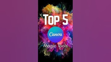 Top 5 Canva Magic Tools Tutorial 🔥 | Must-Try AI Tools in Canva! #canva