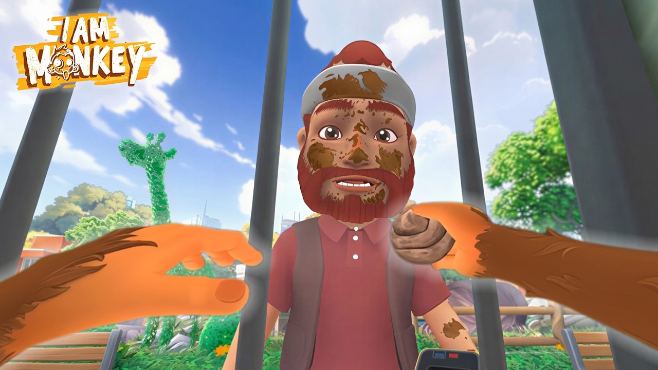 KASIH POOP MONYET KE PENGUNJUNG!! I AM MONKEY